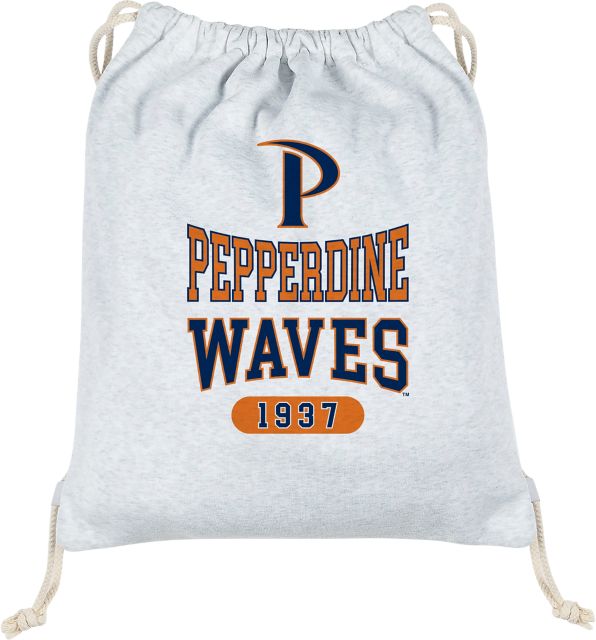 Pepperdine University Waves Sweatshirt Drawstring Bag