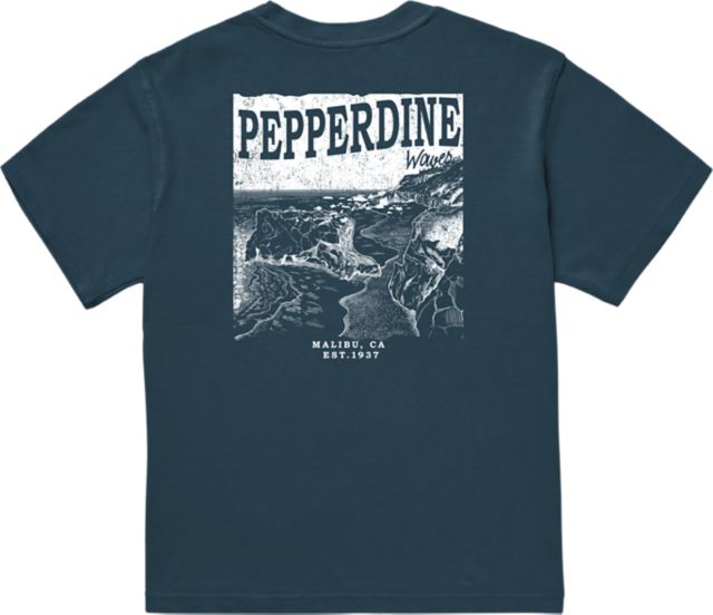 Pepperdine University Waves Vintage Short Sleeve T-Shirt