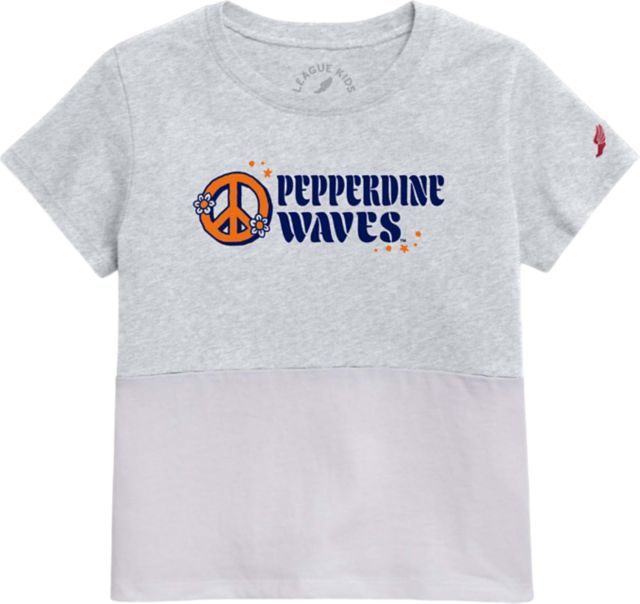 Pepperdine University Youth Girl's Waves Short Sleeve T-Shirt