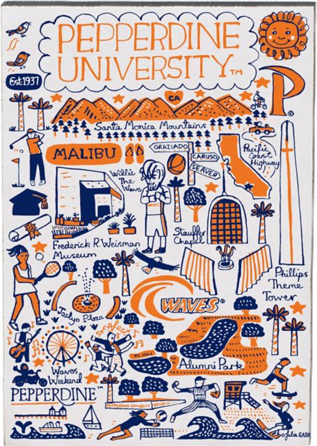 Pepperdine University Julia Gas Jumbo Magnet