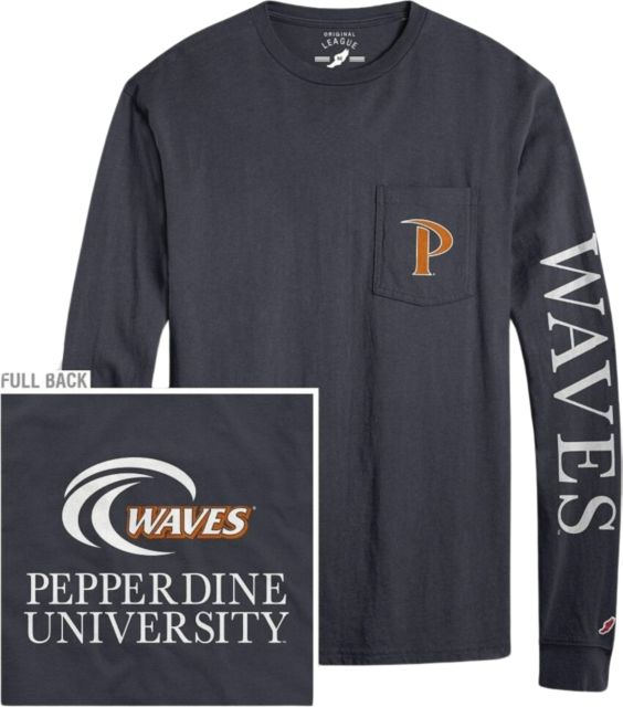 Pepperdine University Vintage Washed Long Sleeve Pocket T-Shirt