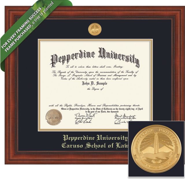 Pepperdine University-School Of Law Millenium Law Diploma Frame -ONLINE ONLY