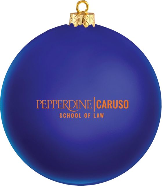 Pepperdine University Round Shatterproof Ornament