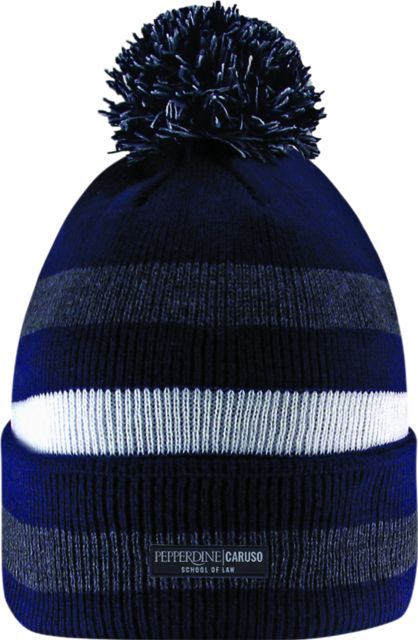 Pepperdine University Knit Cuff Pom Hat