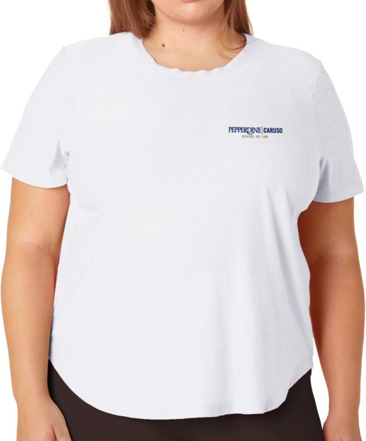 Pepperdine Caruso School of Law Beyond Yoga PLUS On The Down Low Short Sleeve Tee Cloud White