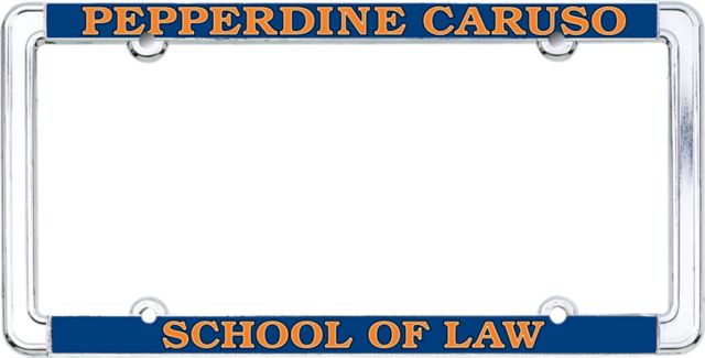Pepperdine University Thin Dome License Plate Frame