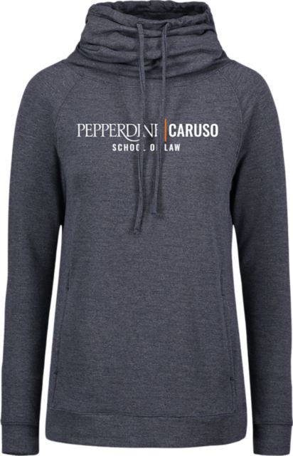 Pepperdine University Women's Waves Cashmere Funnel Neck Top