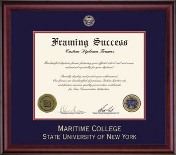SUNY Maritime College 11'' x 14'' Classic Diploma Frame