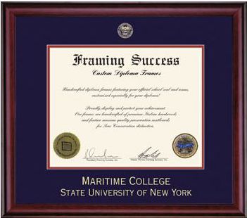 SUNY Maritime College 11'' x 14'' Classic Diploma Frame