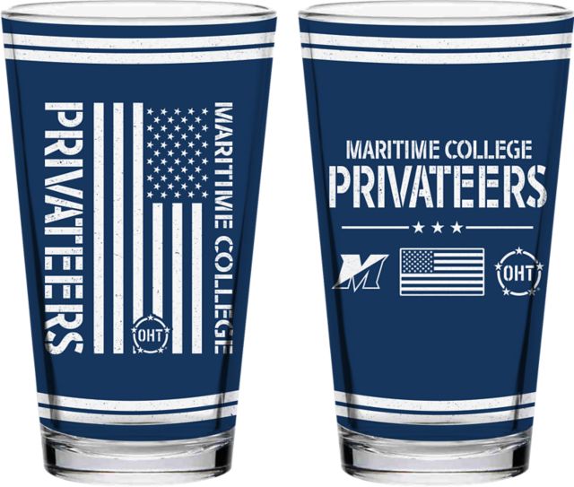 SUNY Maritime College Operation Hat Trick 16 oz. Pint Glass