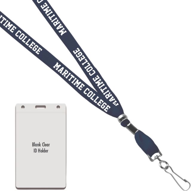 SUNY Maritime College Card Dispenser Lanyard