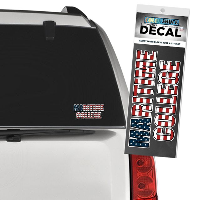 SUNY Maritime College Color Shock Decal