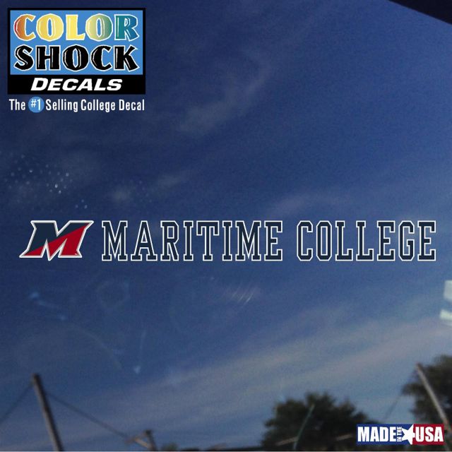 SUNY Maritime College Privateers Strip Decal