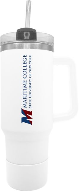 SUNY Maritime College 40 oz. Tumbler with Straw