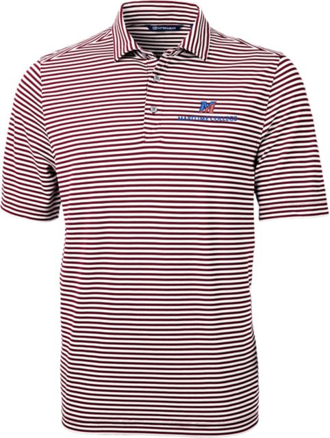 SUNY Maritime College Stripe Polo