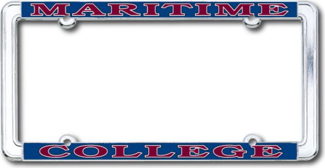 SUNY Maritime College Thin Dome License Plate Frame