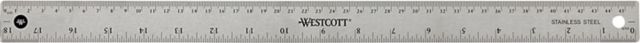 Westcott® Stainless Steel Ruler