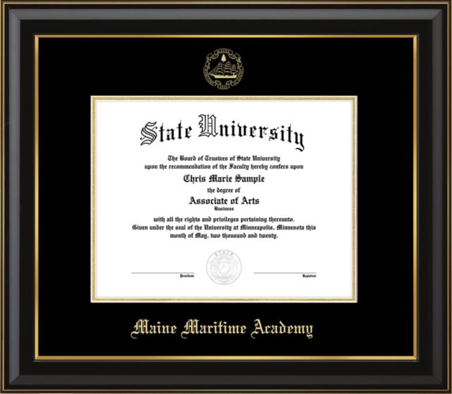 Maine Maritime Academy 7 x 9 Diploma Frame