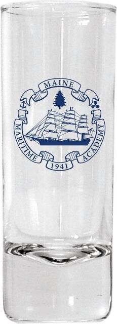 Maine Maritime Academy Mariners 2 oz. Tall Collector's Glass