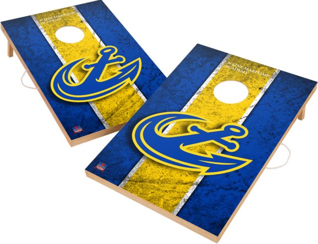 Maine Striped Cornhole Boards –