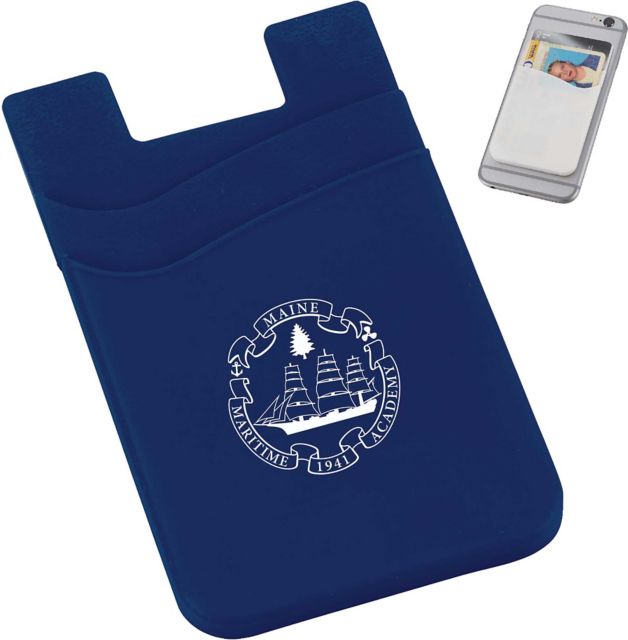 Maine Maritime Academy Silicone Card Wallet