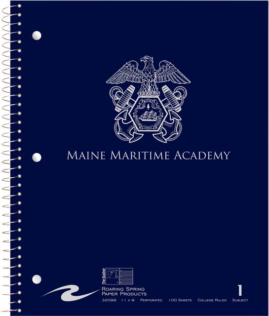 Maine Maritime Academy Notebook 100-Sheet
