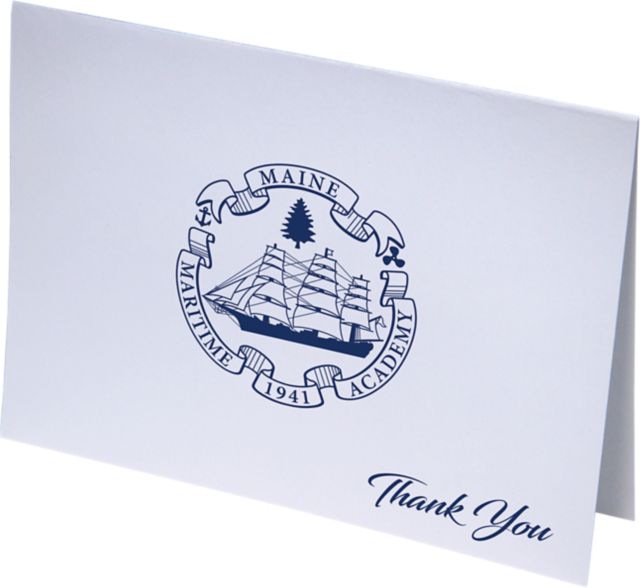 Maine Maritime Academy Thank You Notecards - 10 Pack