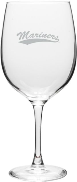 Maine Maritime Academy Mariners 19 oz. Wine Glass