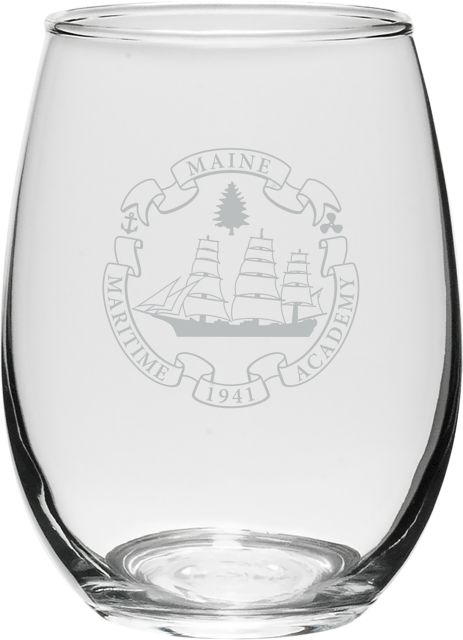 Maine Maritime Academy 21 oz. Wine Glass