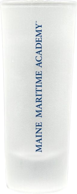 Maine Maritime Academy Frosted Collector's Glass