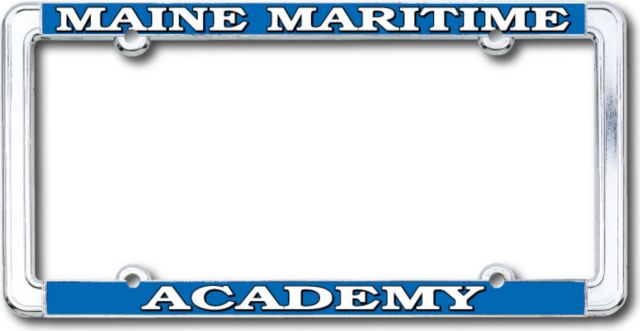 Maine Maritime Academy Thin Dome License Plate Frame