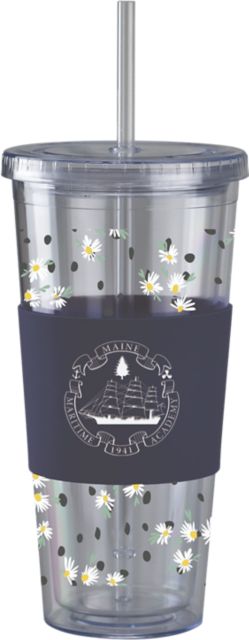 Maine Maritime Academy Acrylic Tumbler with Straw