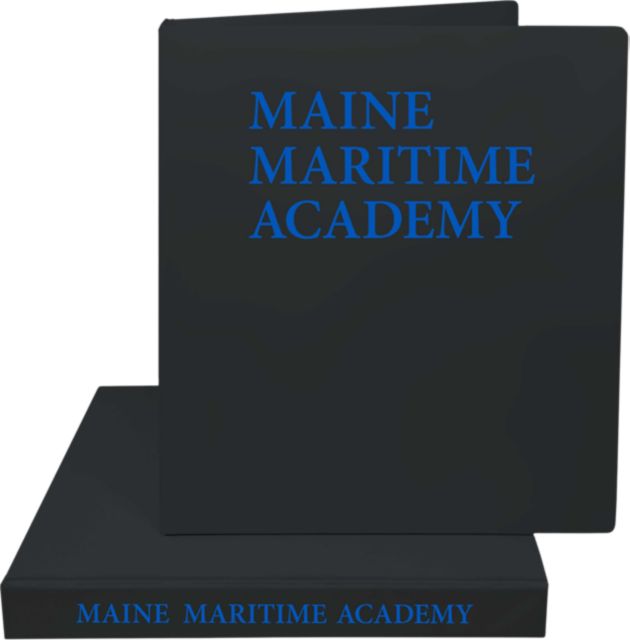 Maine Maritime Academy 1'' Vinyl Binder