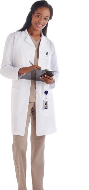 Ladies 37'' Lab Coat LG