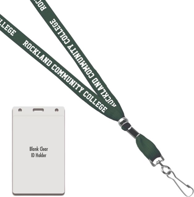 Rockland Community College Card Dispenser Lanyard