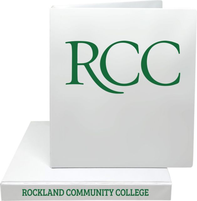 Rockland Community College 1'' Vinyl Binder