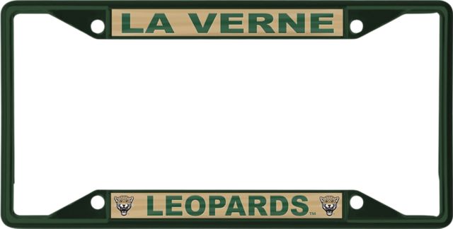 University of La Verne Leopards License Plate Frame