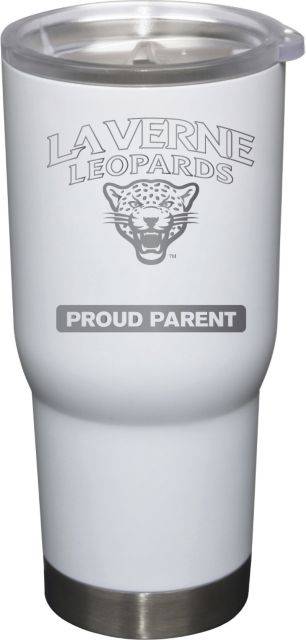 22 oz White Stainless Steel Tumbler Proud Parent
