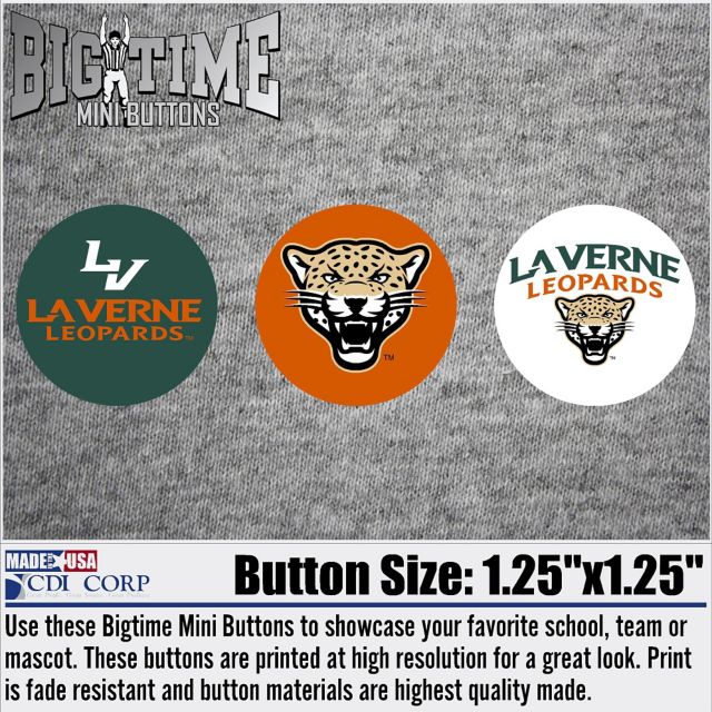 University of La Verne Leopards 3-Pack Mini Button