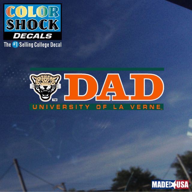 University of La Verne Leopards Dad Decal