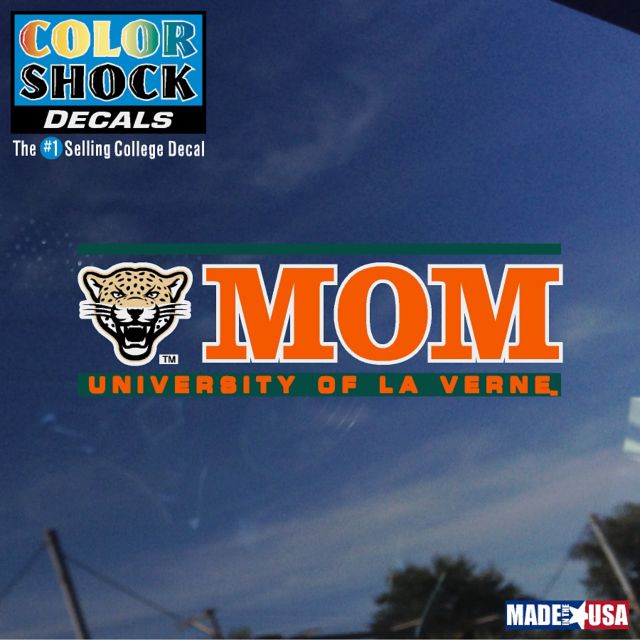 University of La Verne Leopards Mom Decal
