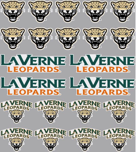 University of La Verne Leopards Sticker Sheet