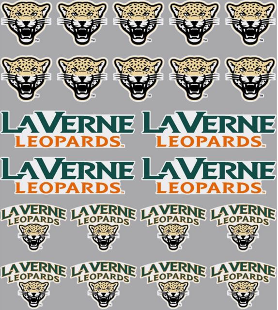 University of La Verne Leopards Sticker Sheet