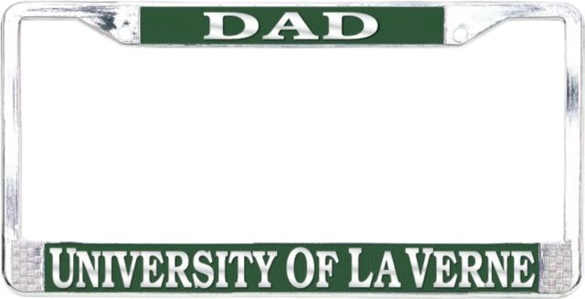 University of La Verne Dad License Plate