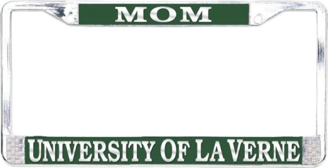 University of La Verne Mom License Plate