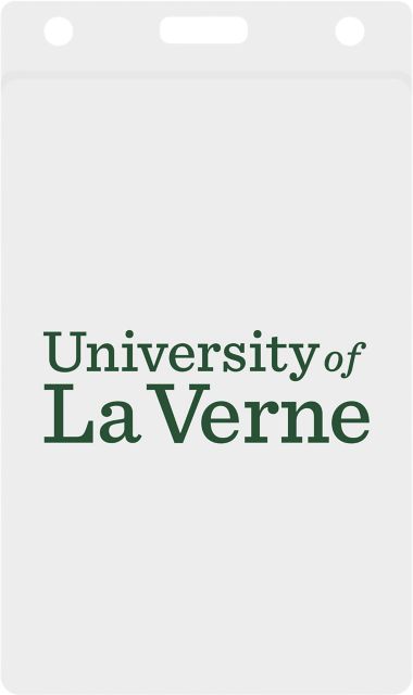 University of La Verne Thumb Notch Card Guard