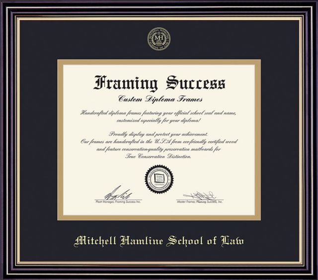 Mitchell Hamline School of Law 11'' x 14'' Prestige Diploma Frame