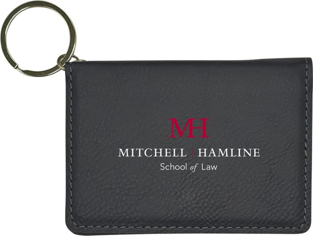 Mitchell Hamline School of Law Leather ID Holder