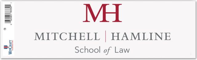 Mitchell Hamline School of Law 3 x 10 Perfect Cut Decal