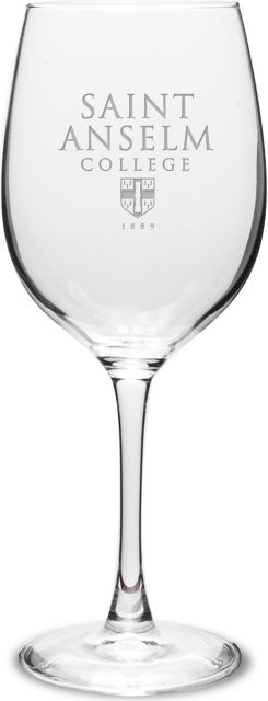 Saint Anselm College 16 oz. Wine Glass